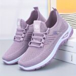 New Season Women's Casual Outdoor Running Walking Daily Commute Slip-On Mesh Sneakers with Side Pattern and Double-Layer Sole - Image 5