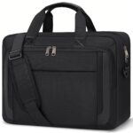 NEWHEY Laptop Bag for Men 43.94/39.62 cm Laptop Bag Briefcase Shoulder Messenger Bag Computer Bag Laptop Case for Travel/Business, Black - Image 3