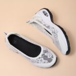 ⁦Unisex Breathable Slip-On Fishing Shoes - Non-Slip Rubber Sole, Comfortable Low-Top Design for Camping, Hiking & Outdoor Adventures (White), Hiking Footwear, Minimalist Footwear, Durable Traction Footwear⁩ - الصورة ⁦6⁩