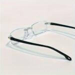 10pcs CABECADE Blue Light Blocking Reading Glasses - Rimless HD Presbyopia Glasses with Lightweight Plastic Frame & Metal Hinges, +1.50 Strength for Computer Use & Book Reading, Men & Women, Vision Care Accessories | Minimalist Eyewear | Durable Eyewear - Image 6