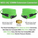Super Flexible Pressure Washer Hose 10m/32ft 2900 PSI Kink Resistant Power Washer Hose 1/4 CarWash Extension Hose M22-pin 14/15 - Image 8