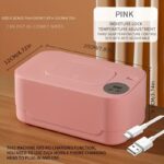 A portable wet wipe heater, wet wipe dispenser, USB powered, constant temperature wet wipe heater, large capacity mini wet wipe dispenser - suitable for travel, car and home use - Image 2