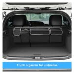 Universal Fit Car Seat Back Organizer, Large Capacity 600D Oxford Fabric with Multiple Pockets, Polyester Fiber Material, Vehicle Storage Solution - Image 2