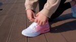 [Air Cushion Ombre Running Shoes] Women's Sporty Running Shoes, Ombre Color Lace-up Casual Sneakers With Air Cushion, Non-slip Breathable Mesh Walking Shoes - Image 7