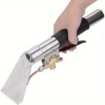 ⁦1pc Stainless Steel High-Temperature Steam Gun Pickup Attachment for Car, Sofa, and Carpet Cleaning - Versatile Vacuum Cleaner Steam Adapter for Auto Detailing and Household Use⁩ - الصورة ⁦2⁩