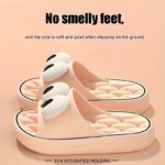 ⁦Unisex Cartoon Eye Design EVA Slip-On Slippers - Odorless Lightweight Comfort for Indoor Outdoor Beach Home Use, Machine Washable All-Season Casual Sandals for Men & Women, Beach Shoes⁩ - الصورة ⁦2⁩
