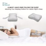 Ergonomic Knee Pillow for Side & Back Sleepers - Between Leg & Under Knee Support Pillow with 100% Polyester, Machine Washable, White - Spinal Alignment & Pressure for Better Sleep, Side Sleeper Pillow, Contoured Design, Soft Fabric, Healthconscious Users - Image 11