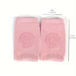 ⁦2pcs 5 Colors Soft Elastic Knee And Elbow Brace Pads For Babies And Toddlers - Anti-Slip Crawling Safety Protector And Leg Cushion⁩ - الصورة ⁦7⁩