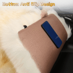 Luxury Plush Car Seat Covers - Thick Soft Faux Fox Fur 3pcs Front Single Seat Cushion Set with Back Storage Bag - Universal Fit Winter Warm Car Seat Protector for Driver and Passenger, Automotive Seat Pad, Winter Car Accessory | Plush Texture | Knit Fabri - Image 14