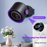 5.1-Inch Rechargeable Desktop Fan with 100 Speeds, Quiet Strong Airflow, LED Digital Display – Portable USB-Powered Fan for Office, Bedroom, Kitchen, Travel & Camping, Compact Design, USB Charging, Lithium Battery, Portable Fan | Modern Design | USB Charg - Image 10