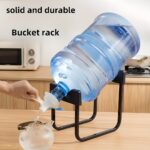 ⁦Space-Saving Metal Bucket Rack - Easy Assembly, Perfect for Kitchen & Office Storage, Water Bucket, Daily Essentials⁩ - الصورة ⁦2⁩