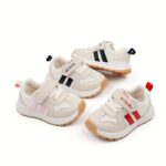⁦Comfortable Sneakers For Baby Boys, Lightweight Non Slip Walking Shoes For Indoor Outdoor, All Seasons⁩ - الصورة ⁦2⁩