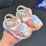 ⁦TEEOEC Youngsters's Cute Bunny Sandals - Breathable, Sturdy Sole, Protective Toe-Cap, PVC Footwear for Boys & Girls - Ideal for Spring/Summer Outdoor Activities, Youngsters Steps with Secure Fastening⁩ - الصورة ⁦10⁩