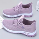 New Season Women's Casual Outdoor Running Walking Daily Commute Slip-On Mesh Sneakers with Side Pattern and Double-Layer Sole - Image 9