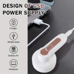 ⁦Rechargeable Electric Lint Remover, Portable Shaver for Clothing, Furniture, and Carpet, Effective Pill Fuzz Removal with USB Cable and Cleaning Brush, Lint Balls Bobbles, Cleaning Machine⁩ - الصورة ⁦5⁩