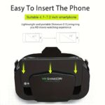 ⁦[Popular Choice] Adjustable 3D VR Headset for Smartphones - HD Blu-Ray Lens, Comfortable Nose Pads & Straps, Ideal for Movies & TV, Fits Phones up to 18.29cm - Lightweight & Durable⁩ - الصورة ⁦6⁩
