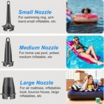 USB Rechargeable Electric Air Pump - Compact, Wireless Inflation Device for Camping, Portable for Inflatable Cushions, Air Mattresses, Boats, Swimming Rings, Made with Durable ABS & Copper - Image 8