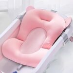 Soft & Non-Slip Youngsters Bath Seat Cushion - Cozy Bath Pillow for Youngsters, Perfect Gift for Christmas, Halloween, Thanksgiving, New Year | MAYAPHILOS | White/Pink/Blue - Image 7