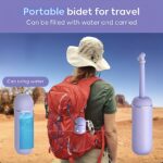 Travel-Friendly Handheld Bidet - 380ml Leakproof, Portable Personal Hygiene Sprayer with Removable Water Storage - Image 3