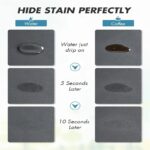 This 39.88cm x 50.04cm premium rubber dish drying mat is not only heat resistant and anti-slip, but also absorbent and stain concealing. Most importantly, it is especially easy to clean and drain, making it a must-have for restaurants, cafes, and home ki - Image 4