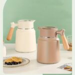 1-Pack Stainless Steel Thermal Carafe 1.5L - Double-Wall Vacuum Insulated Hot Water Pot, Coffee Dispenser, Office Tea Flask, Heat Retention, Uncharged, No Battery Needed - Image 3