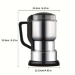 Nirva Grinder with a 300W Strong Motor Offers Quick Grinding in Just 10 Seconds. It'S a Grain Mill Suitable for Beans, Spices, And Nuts, Featuring a 4-Blade Stainless Steel Design. This Electric Coffee Bean Grinder Has a 400G/400Ml/14Oz Deep Grinding Cham - Image 6
