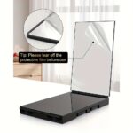 360° Foldable Hair Cutting Mirror With 3-Sided Reflection, Portable Hanging Makeup Mirror, No Battery, No Electricity Required - Image 4