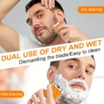 New mini electric portable dual blade floating men's electric shaver, available in three colors, clean shaving, USB charging, preferred for gift giving - Image 7