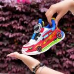 Youngsters' Cartoon Sports Car Sneakers with Rotating Buckle – Breathable Mesh, Lightweight, All-Season Sneakers for Boys and Girls, Vibrant Racing Design, Comfortable for Streetwear and Playtime, Youngsters Casual Footwear | Sporty Youngsters Footwear | - Image 11
