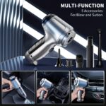 ⁦1pc Vacuum Cleaner 15000PA Wireless Handheld Vacuum Cleaner Home Appliance Car Vacuum Cleaner Wireless Handheld Car Vacuum Vacuuming And Blow 2in 1 Portable Strong Suction Cleaner Vacuum Accessories Cleaning Accessories Small Appliance⁩ - الصورة ⁦7⁩