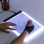 LED Drawing Copy Board for Kids: Artistic Crafts - White, Acrylic (PMMA) Material, WELLFAR Brand