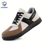 Women's Fashion Protective Shoes Work Casual Style Steel Toe Anti-Slip 4.0mm Kevlar Anti-Puncture Ultra Soft Sole All-Season Safety Footwear - Image 5