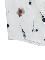 ⁦Elegant And Fresh Vacation-Style Floral Print Shirt Dress.⁩ - الصورة ⁦9⁩