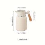 1-Pack Stainless Steel Thermal Carafe 1.5L - Double-Wall Vacuum Insulated Hot Water Pot, Coffee Dispenser, Office Tea Flask, Heat Retention, Uncharged, No Battery Needed - Image 9