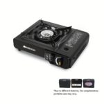 REDSUN Portable Butane Stove Set - Compact Desktop Gas Stove with Auto-Off Safety Feature, Patented Large Pot Design, Ideal for Picnics, BBQs, Hot Pots, Camping, RVs & More - High-Quality Iron Construction, Portable Stov - Image 5