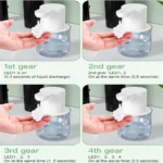 Multifunctional Automatic Sensor Foam Dispenser 4 Gears Intelligent Inductive Liquid Soap Distributor Touchless Auto Hand Washer - Image 5