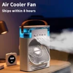 Air Humidifier, Small Fan, Air Conditioner, Fan, LED Night Light, USB Fan Three In One, Home And Office Humidifier - Image 4