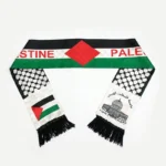 ⁦New Palestine Flag Scarf Shawls Fall Pashmina Shawl Wrap Palestinian Hatta Kufiya Keffiyeh Large Scarves With Tassel⁩ - الصورة ⁦5⁩