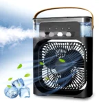 Air Humidifier, Small Fan, Air Conditioner, Fan, LED Night Light, USB Fan Three In One, Home And Office Humidifier - Image 9
