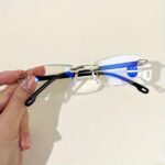 10pcs CABECADE Blue Light Blocking Reading Glasses - Rimless HD Presbyopia Glasses with Lightweight Plastic Frame & Metal Hinges, +1.50 Strength for Computer Use & Book Reading, Men & Women, Vision Care Accessories | Minimalist Eyewear | Durable Eyewear - Image 5
