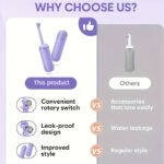Travel-Friendly Handheld Bidet - 380ml Leakproof, Portable Personal Hygiene Sprayer with Removable Water Storage - Image 9