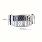 Stainless Steel Garlic Press - Manual, No Charging Needed, Durable Metal Kitchen Gadget for Effortless Garlic Crushing, Essential for Home and Dorm Cooking - Image 7