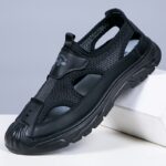 ⁦Men'S New Summer Breathable Mesh Slip-On Shoes, Perfect for Driving, Outdoor Activities, And The Beach.⁩ - الصورة ⁦6⁩