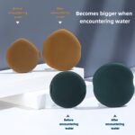 7PCS Latex-Free Makeup Sponges Set for Dry and Wet Use, Unscented Beauty Blender, Dual-Sided Powder Puff Tools for Flawless Foundation & Concealer Application - Image 4