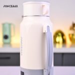 PANCERKA 1.0L Portable Electric Kettle - 800W High Power, Stainless Steel Travel Coffee Boiler with Smart Temperature Control, LED Display, and Easy-Clean Design for Home and Travel Use, Travel Mug Kettle | Sleek White Finish | Durable Construction - Image 13