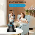 ⁦360-Degree Rotating Smart Tracking Camera Platform Live Streaming Tripod Phone Holder with Auto Tracking Camera⁩ - الصورة ⁦6⁩
