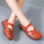 ⁦Women's Wedge Sandals, Slip-Resistant Outdoor Beach Shoes, Casual Versatile Sporty Sandals⁩ - الصورة ⁦12⁩