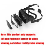 ⁦[Popular Choice] Adjustable 3D VR Headset for Smartphones - HD Blu-Ray Lens, Comfortable Nose Pads & Straps, Ideal for Movies & TV, Fits Phones up to 18.29cm - Lightweight & Durable⁩ - الصورة ⁦7⁩