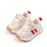 ⁦Comfortable Sneakers For Baby Boys, Lightweight Non Slip Walking Shoes For Indoor Outdoor, All Seasons⁩ - الصورة ⁦7⁩