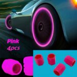 ⁦4pcs Glow-in-the-Dark Tire Valve Caps - Durable ABS Hexagonal Design, Fit for Cars, Bicycles, Motorcycles - High-Visibility Safety Caps for Night Rides & Outdoor Activities, Tire Cap⁩ - الصورة ⁦7⁩